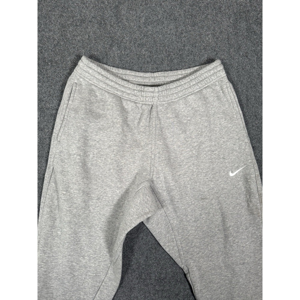 Nike Sportswear Club Fleece Pants Mens XL Gray Cotton Jogger Sweatpants 28" - Picture 4 of 16